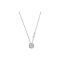 Michael Kors Brilliance Sterling Silver Cushion Cut Pendant Necklace  MKC1407AN040