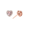 Michael Kors 14K Rose Gold-Plated Sterling Silver Heart-Cut Stud Earrings MKC1519A2791