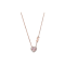 Michael Kors 14K Rose Gold-Plated Sterling Silver Heart-Cut Pendant Necklace MKC1520A2791