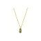 Michael Kors 14K Gold-Plated Malachite Acetate Dog Tag Necklace MKJ8274MC710