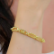 Michael Kors 14K Gold-Plated Empire Link Chain Bracelet MKJ828500710