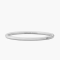 Michael Kors Platinum-Plated Thin Bangle Bracelet MKJ831100040