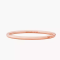 Michael Kors 14K Rose Gold-Plated Thin Bangle Bracelet MKJ831100791