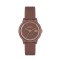 Lacoste Watches Women's Lacoste.12.12 Go Bronze Aluminum Case and Silicone Strap Watch