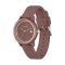 Lacoste Watches Women's Lacoste.12.12 Go Bronze Aluminum Case and Silicone Strap Watch