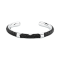 Maserati Jewellery JM226AVE38  LEATHER BANGLE SS BLK BRACELET BASE สร้อยข้อมือ