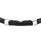 Maserati Jewellery JM226AVE38  LEATHER BANGLE SS BLK BRACELET BASE สร้อยข้อมือ