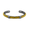 Maserati Jewellery JM226AVE39  LEATHER BANGLE SS DG BRACELET BASE สร้อยข้อมือ