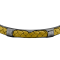 Maserati Jewellery JM226AVE39  LEATHER BANGLE SS DG BRACELET BASE สร้อยข้อมือ