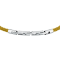 Maserati Jewellery JM226AVE45  LEATHER BR SS DG+YG BRACELET BASE สร้อยข้อมือ