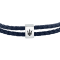 Maserati Jewellery JM226AVE46  LEATHER BR SS BLACK BRACELET BASE สร้อยข้อมือ
