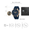 Maserati  R8871640007  45MM Sfida Chronograph  BLUE DIAL BLUE SILICON ST Men  watch นาฬิกาข้อมือ นาฬิกา ผู้ชาย