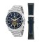 นาฬิกา Maserati Velocitá  Chronograph Quartz Watch, Blue, 43 mm, R8873652001 นาฬิกาข้อมือผู้ชาย
