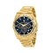 นาฬิกา Maserati Velocità Chronograph Quartz Watch PVD สีทอง, สีน้ำเงิน, 43 มม., R8873652002 นาฬิกาข้อมือผู้ชาย