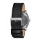 Time Teller Leather Silver Bla