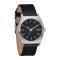 Time Teller Leather Silver Bla