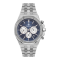 Beverly Hills Polo BP3051X.390 นาฬิกาข้อมือผู้ชาย Chronograph สายสแตนเลส Silver/Blue