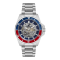 Beverly Hills Polo BP3272X.390 นาฬิกาข้อมือผู้ชาย Automatic สายสแตนเลส Silver/Blue Red