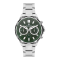 Beverly Hills Polo BP3403X.370 นาฬิกาข้อมือผู้ชาย Chronograph สายสแตนเลส Silver/Green