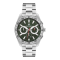 Beverly Hills Polo BP3409X.370 นาฬิกาข้อมือผู้ชาย Chronograph สายสแตนเลส Silver/Green