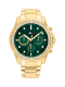 TOMMY HILFIGER Brooklyn รุ่น TH1782614 นาฬิกาข้อมือผู้หญิง สายสแตนเลส Gold/Green