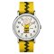 Timex TW2R41100 Weekender x Peanuts Charlie Brown นาฬิกาข้อมือผู้หญิง สายไนล่อน สีเหลือง หน้าปัด 38 มม.