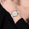 TIMEX TW2R95000 Crystal Opulence Swarovski Crystal นาฬิกาข้อมือผู้หญิง สายหนัง สีขาว หน้าปัด 38 มม.