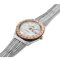 Timex TW2U95600 WOMENS Q นาฬิกาข้อมือผู้ชายหญิง สายสแตนเลส Silver/Rose Gold หน้าปัด 32 มม.