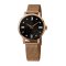 TIMEX TW2V52100 TRANSCEND นาฬิกาข้อมือผู้หญิง สายสแตนเลส สีโรสโกลด์/ดำ หน้าปัด 31 มม.