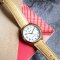 Timex TW2U81100 EASY READER นาฬิกาข้อมือผู้หญิง สีเบจ หน้าปัด 32 มม.