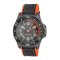 TIMEX TW2V66100 Expedition North® Freedive Ocea นาฬิกาข้อมือผู้ชาย สายผลิตจากวัสดุใต้ทะเลลึก สีดำ/ส้ม  หน้าปัด 46 มม.