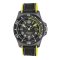TIMEX TW2V66200 Expedition North® Freedive Ocea นาฬิกาข้อมือผู้ชาย สายผลิตจากวัสดุใต้ทะเลลึก สีดำ/เหลือง  หน้าปัด 46 มม.