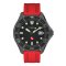 TIMEX TW2W21000 DEEP WATER AUTOMATIC นาฬิกาข้อมือผู้ชาย สายRubber สีแดง หน้าปัด 44 มม.