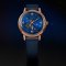 TIMEX TW2W21300 Celestial Automatic นาฬิกาข้อมือผู้หญิง สายหนัง สีน้ำเงิน หน้าปัด 38 มม.