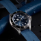 Timex  TW2W62700 HARBORSIDE COAST BLUE  44mm Recycled Fabric Strap Watch  นาฬิกา นาฬิกาข้อมือ นาฬิกาข้อมือผู้ชาย