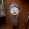 Timex TW2W83300 Timex x Peanuts Q Timex GMT 38mm Stainless Steel Bracelet Watch  นาฬิกา นาฬิกาข้อมือ นาฬิกาข้อมือผู้ชาย