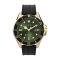 Timex TW2Y05300 Harborside Coast 44mm  GREEN Rubber Strap Watch นาฬิกา นาฬิกาข้อมือ นาฬิกาข้อมือผู้ชาย