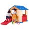 บ้านกระท่อมกระดานลื่นสุขสันต์ 2 in 1 110x220x120 ซม.