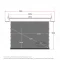 VIVIDSTORM PHANTOM Recessed In-Ceiling Motorized Tension Obsidian Long Throw ALR Projector screen