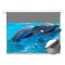 VIVIDSTORM PHANTOM Recessed In-Ceiling Motorized Tension Obsidian Long Throw ALR Projector screen
