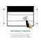 VIVIDSTORM PHANTOM Recessed In-Ceiling Motorized Tension White Cinema Projector screen