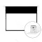 VIVIDSTORM PHANTOM Recessed In-Ceiling Motorized Tension White Cinema Projector screen