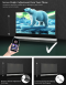 VIVIDSTORM S Lite Hyper Motorized Tension Floor Rising Lenticular ALR Projector Screen 150" for UST Projector