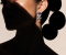 Blue star sapphire earrings