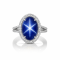 Elegant Blue star sapphire ring