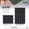 หลังคาเคลือบเซรามิก Kinroof รุ่น MERIDIEN 760 สี Super Black - Homesmart