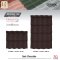 หลังคาเคลือบเซรามิก Kinroof รุ่น MERIDIEN 760 สี Dark Chocolate - Homesmart