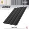 หลังคาเคลือบเซรามิก Kinroof รุ่น 5 สันลอน 760 สี Super Black - Homesmart
