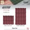 หลังคาเคลือบเซรามิก Kinroof รุ่น MERIDIEN 760 สี Cherry Red - Homesmart