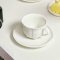 ชุดถ้วยเซรามิก + จานรอง